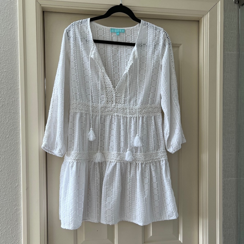 Melissa Odabash White dress coverup